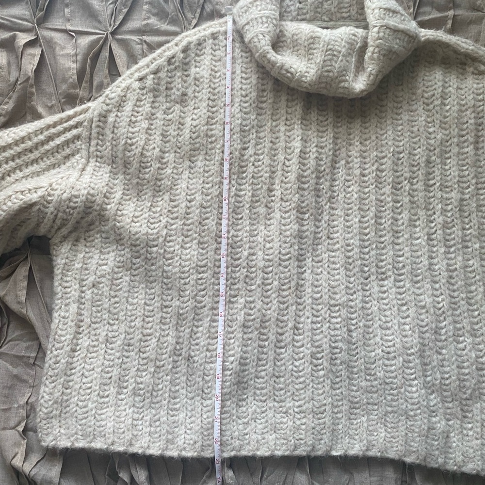 Free people cowl neck chunky sweater - Picture 6 of 7